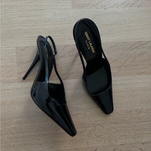 YSL patent heel